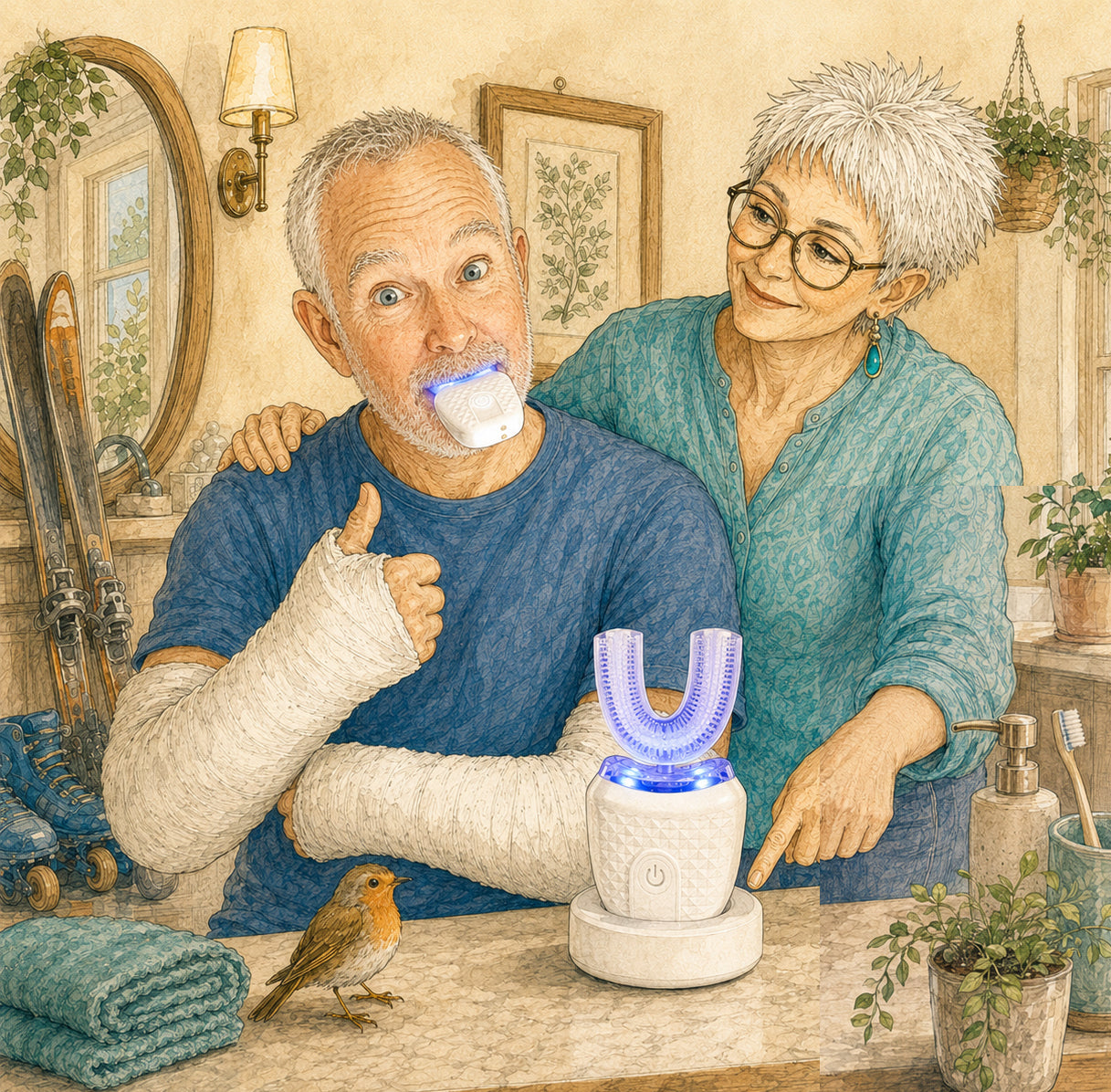 Oral UBrush | 45-second U-Shaped Toothbrush