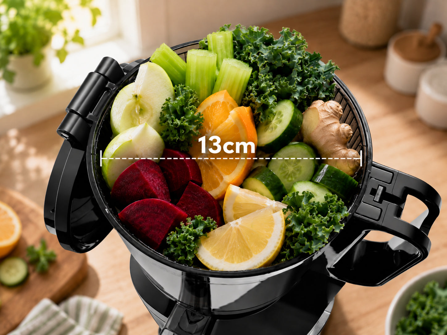 Load & Pour Juicer | Self-Feeding Slow Juicer