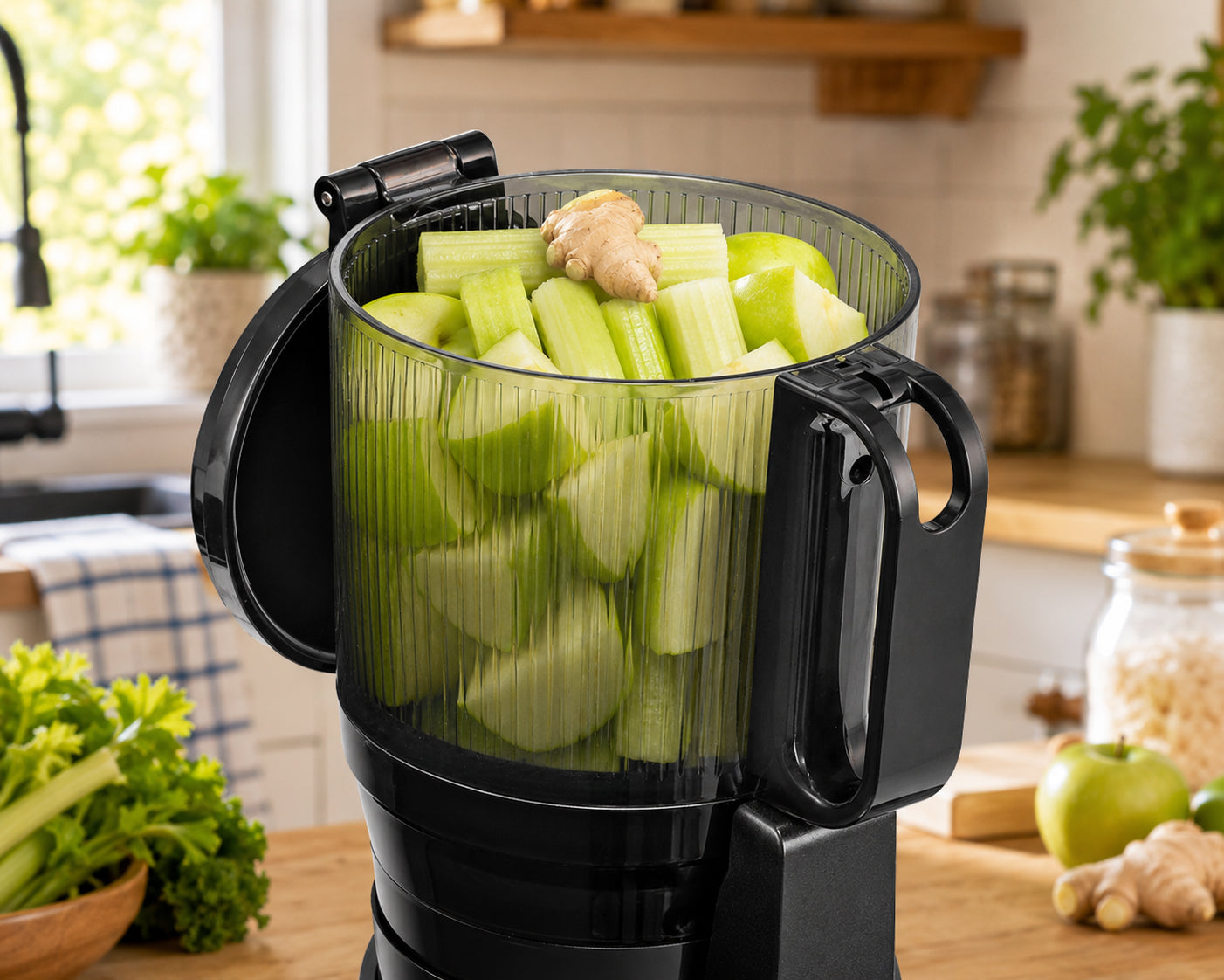 Load & Pour Juicer | Self-Feeding Slow Juicer