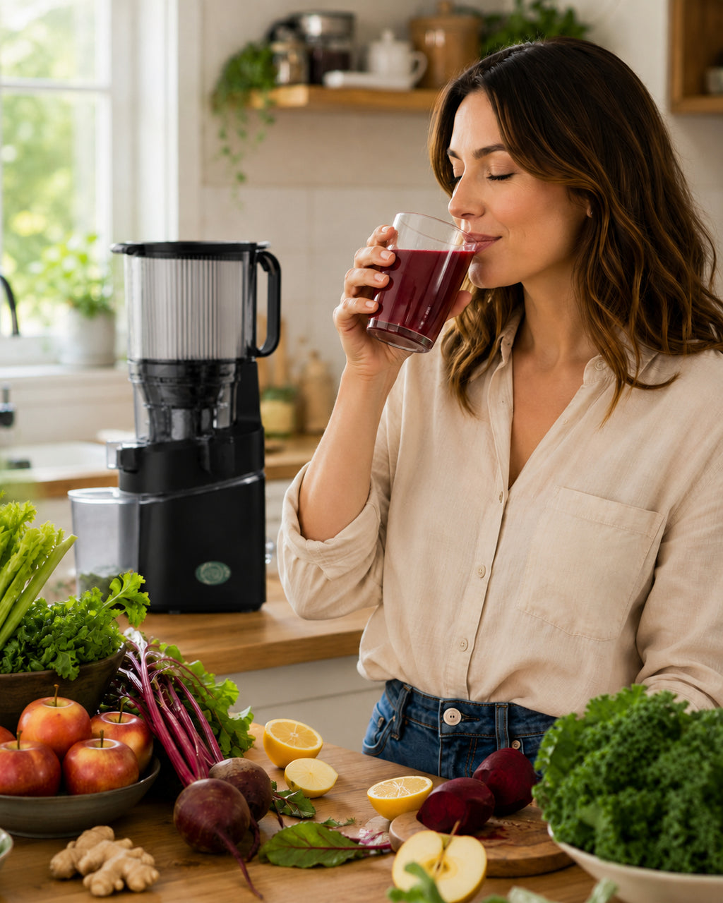 Load & Pour Juicer | Self-Feeding Slow Juicer